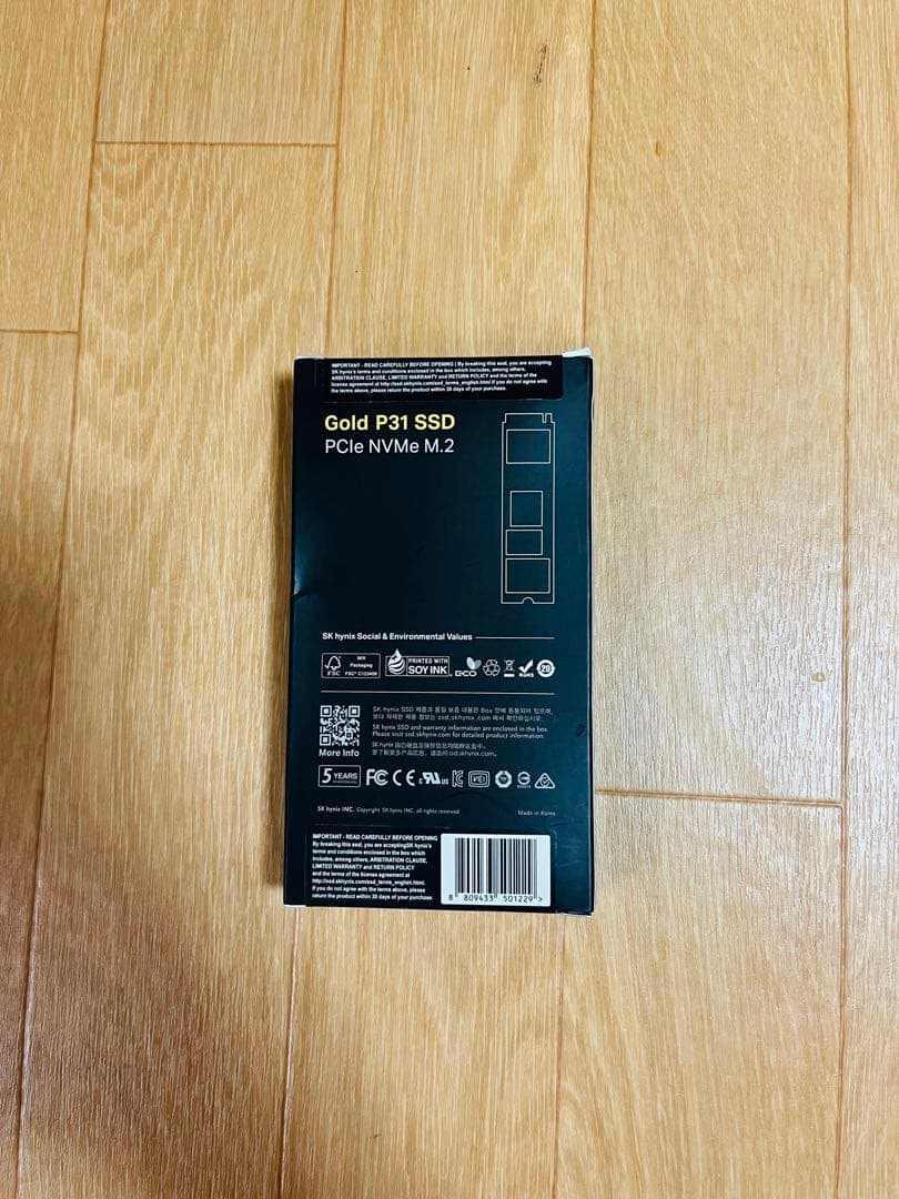 SK hynix Gold P31 SSD 1TB 新品未使用