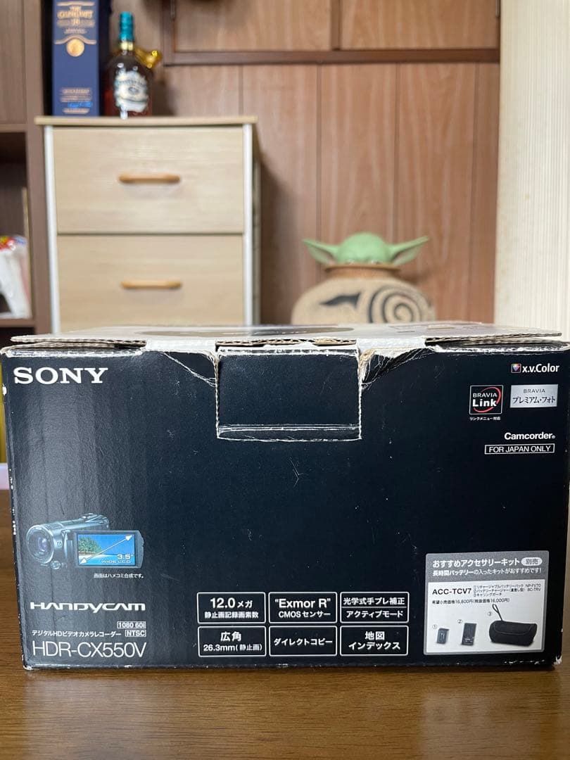 【動作確認済み】SONY HANDYCAM HDR-CX550V ビデオカメラ