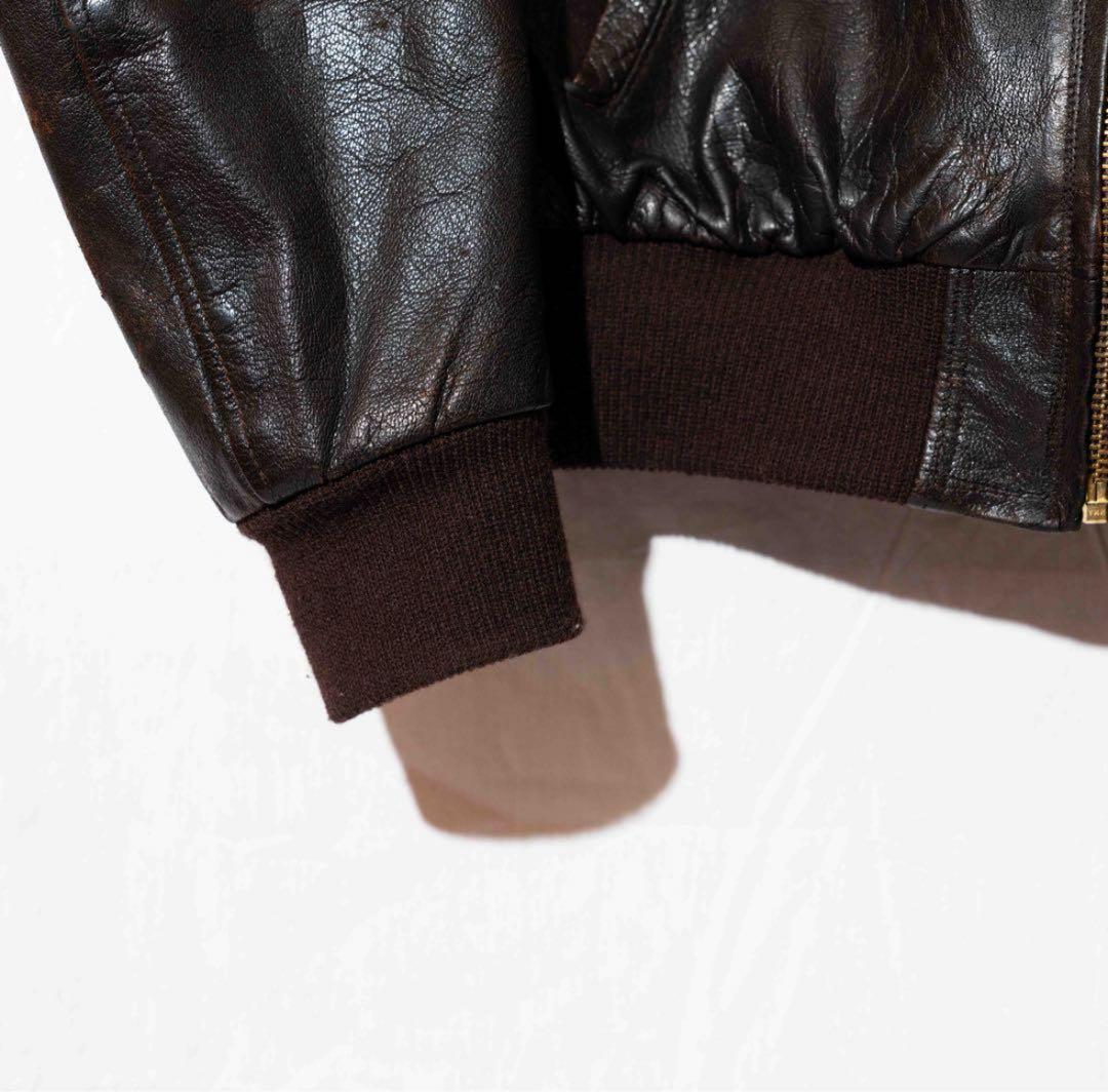 ヴィンテージ リメイク レザージャケット 裏地キルティング