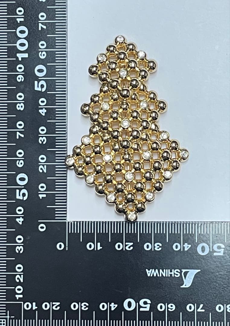 【良品】Christian Diorディオール ヴィンテージ　ブローチ　❤︎