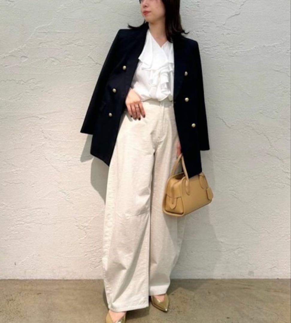 Whim Gazette カスケードフリルブラウス