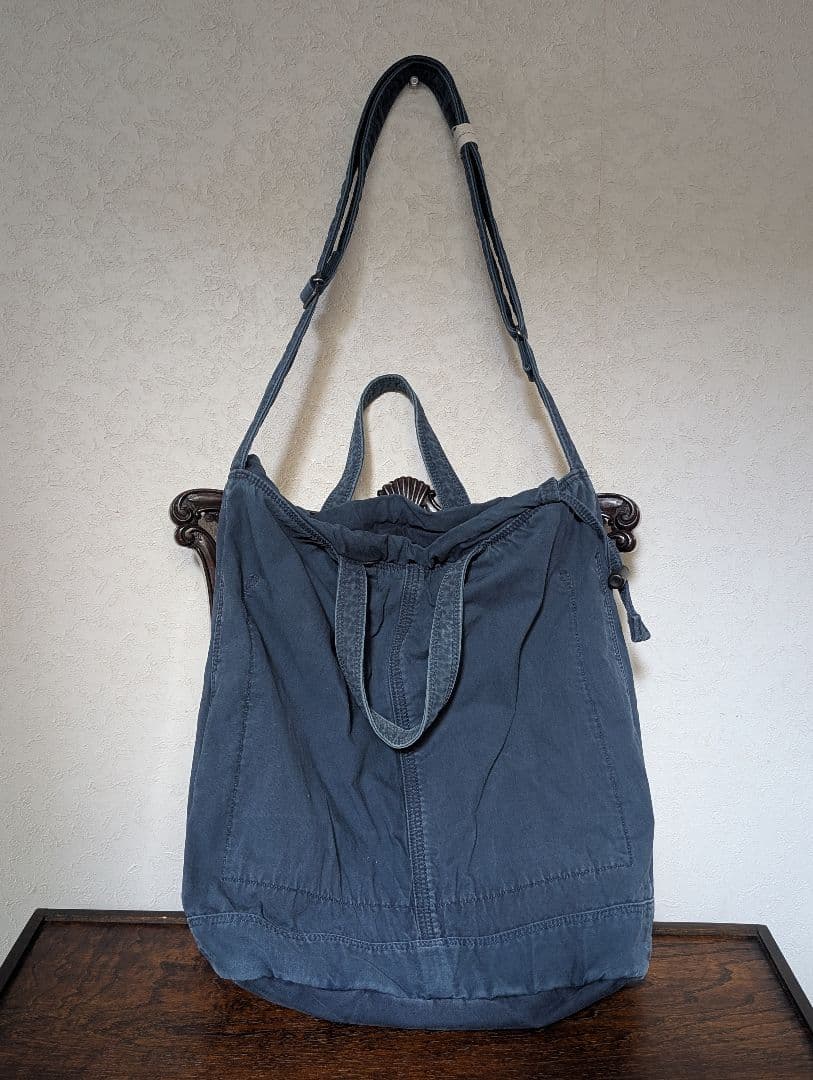 ガレ調《吉田カバンとWolf＆flower》藍染　古布　ミナ　pic　バック