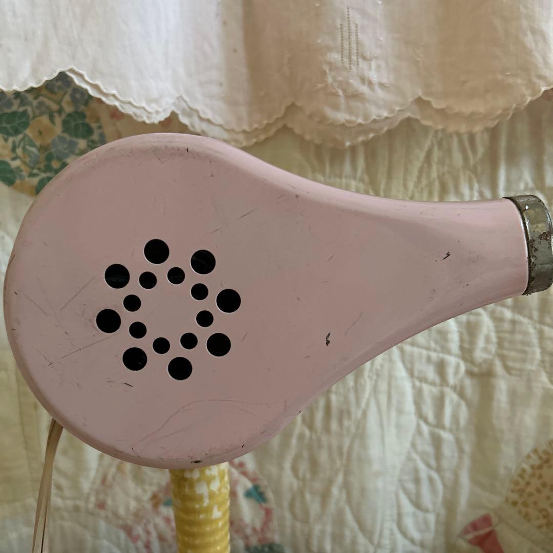 アンティーク　ドライヤー　ピンク