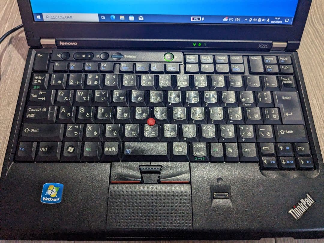 ThinkPad X220 Win10　64ビットi5 125GB SDD！