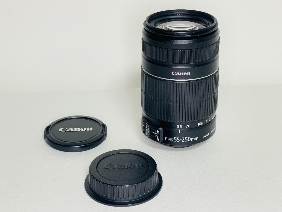 美品☆キャノン EF-S 55-250mm IS II☆手ブレ補正付望遠レンズ