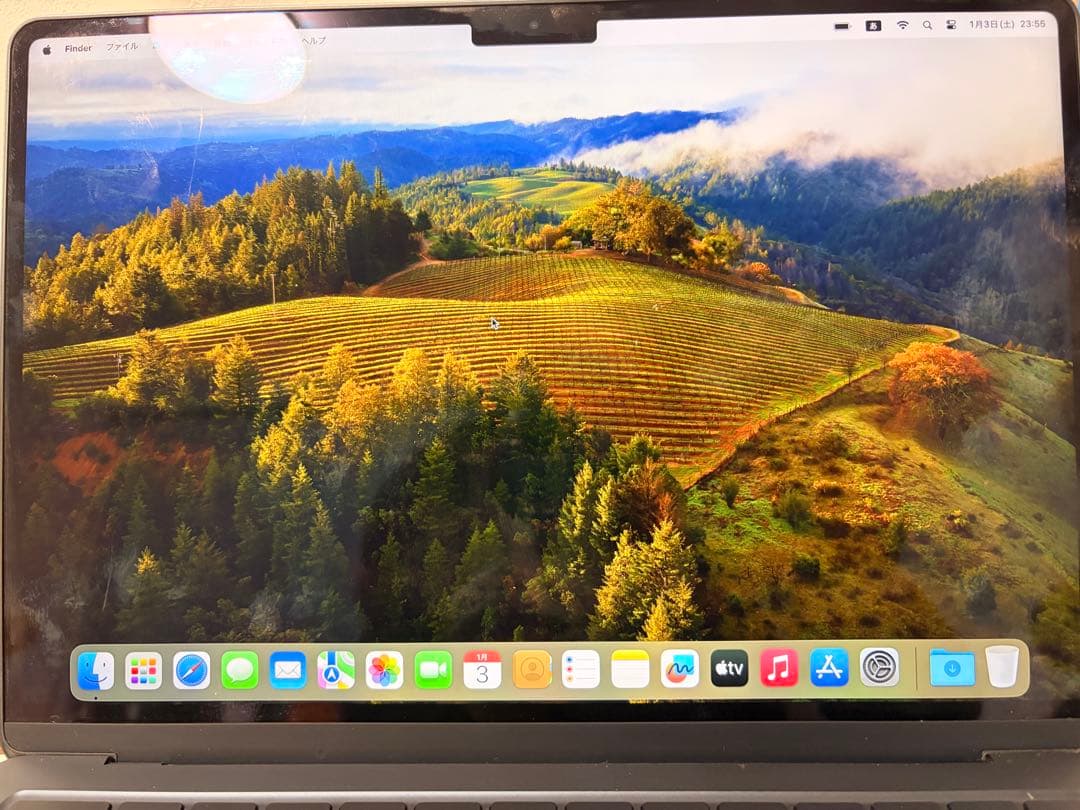 MacbookAirミッドナイト（M2チップ搭載13インチ、256GB）