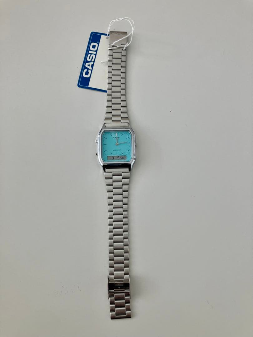 AQ-230A-2A2 CASIO ターコイズブルー　カシオ