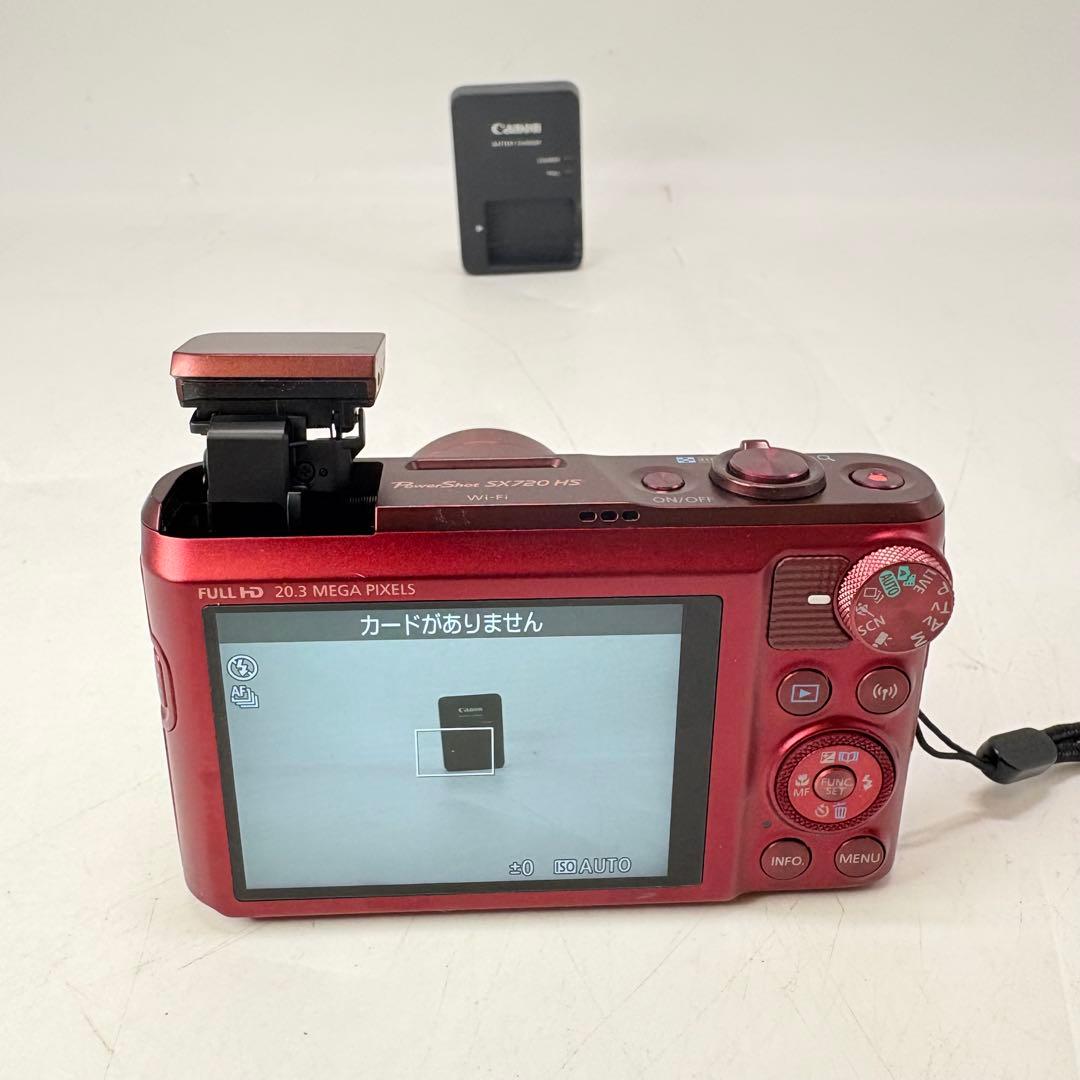 【美品】Canon デジタルカメラ PowerShot SX720 HS レッド