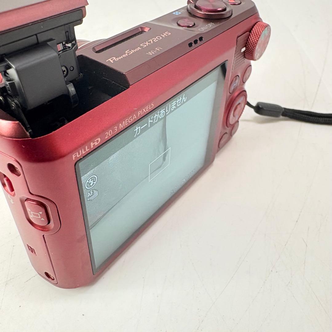 【美品】Canon デジタルカメラ PowerShot SX720 HS レッド