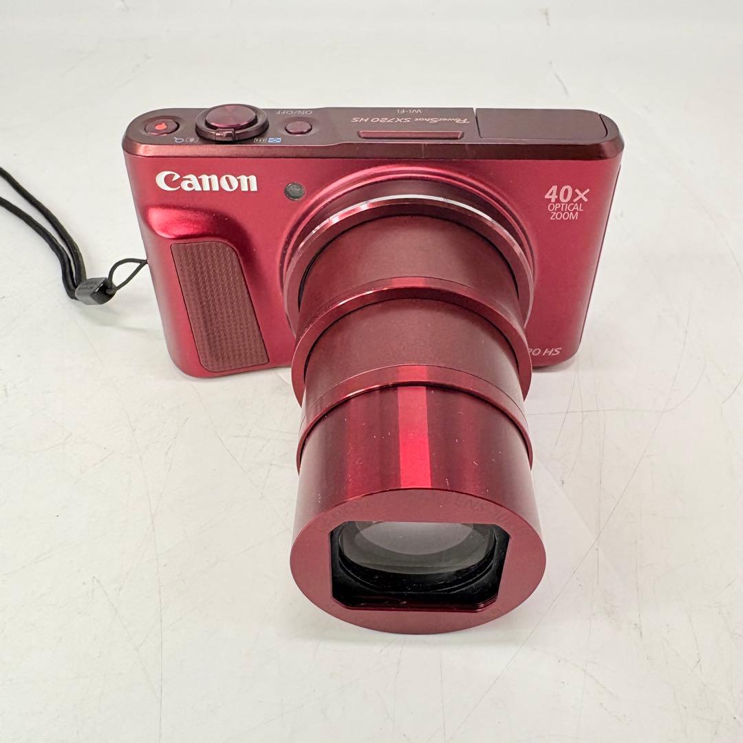【美品】Canon デジタルカメラ PowerShot SX720 HS レッド