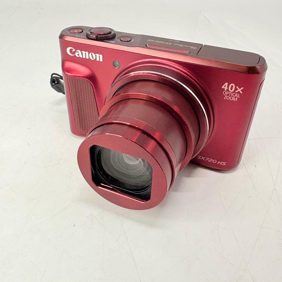【美品】Canon デジタルカメラ PowerShot SX720 HS レッド