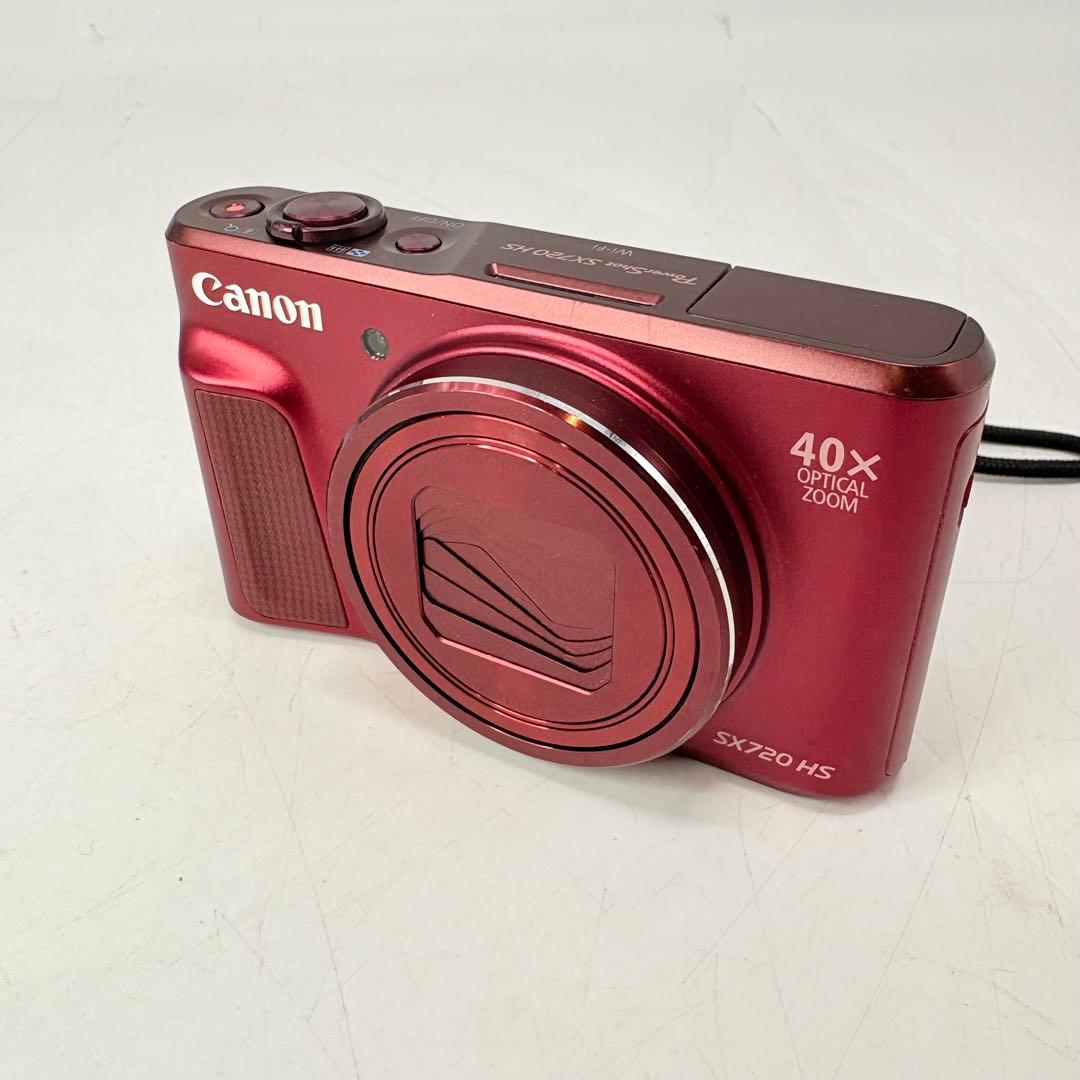 【美品】Canon デジタルカメラ PowerShot SX720 HS レッド
