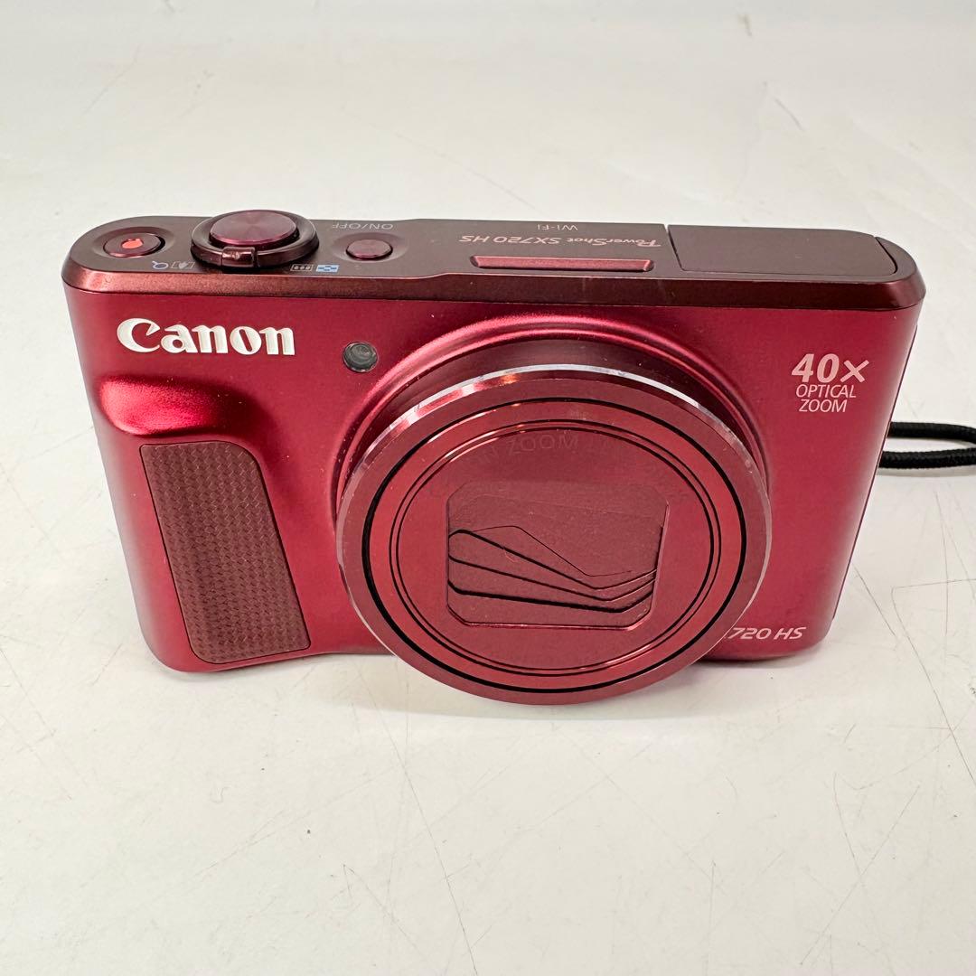 【美品】Canon デジタルカメラ PowerShot SX720 HS レッド