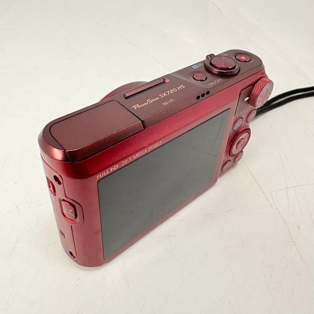 【美品】Canon デジタルカメラ PowerShot SX720 HS レッド