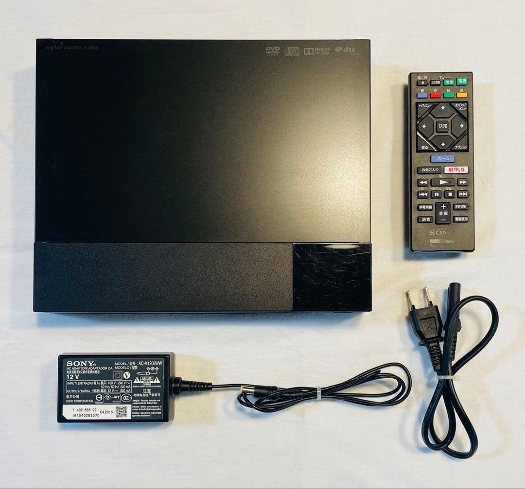 SONY2015年製ブルーレイディスク/DVDプレーヤー（BDP-S1500）