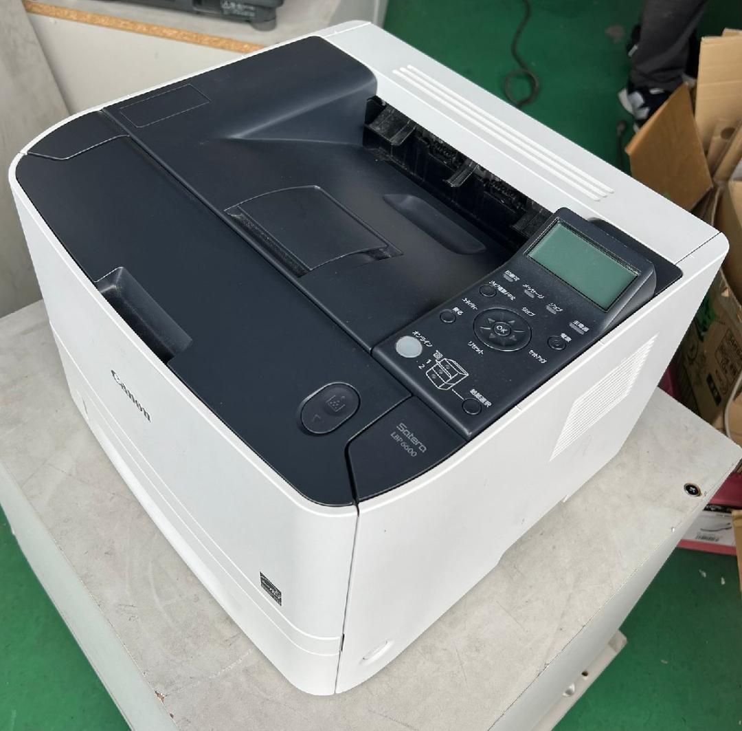 CANON LBP6600　A4レーザープリンタ　2642枚　純正トナー付属