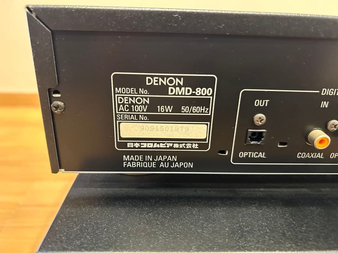 ジャンク　TEAC W-6000R DENON DMD-800 オーディオ機器
