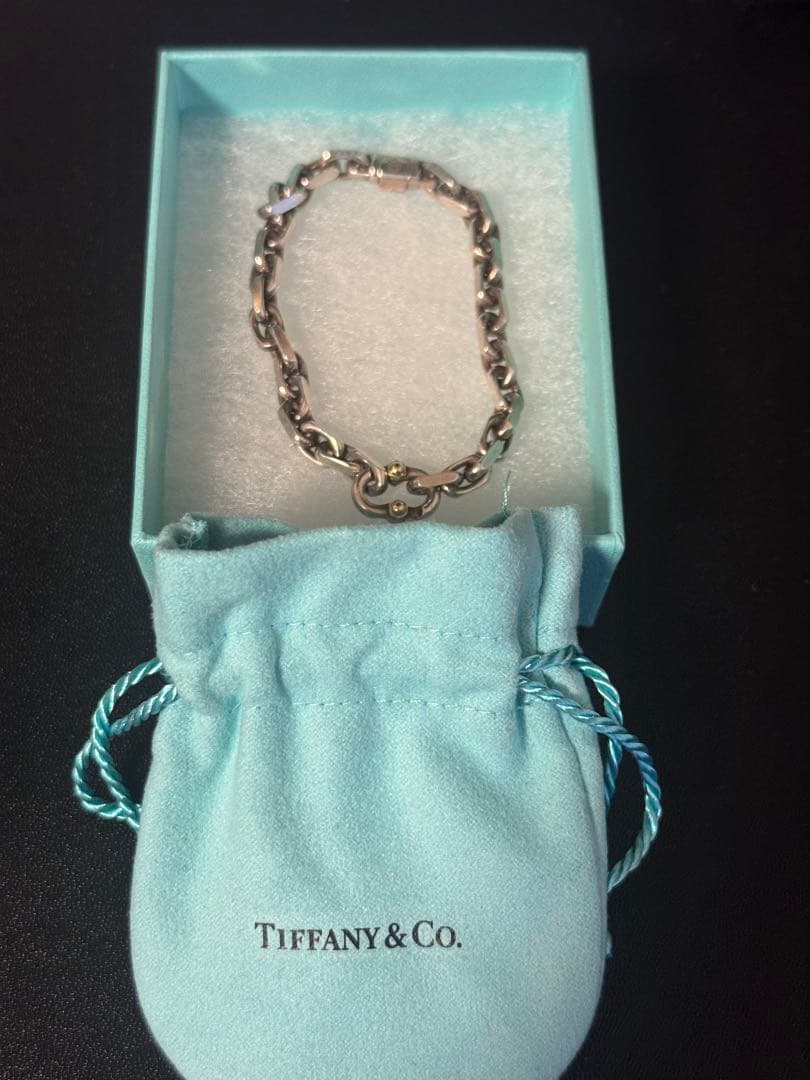 美品 正規品Tiffanyメイカーズ ナロー ブレスレット シルバー