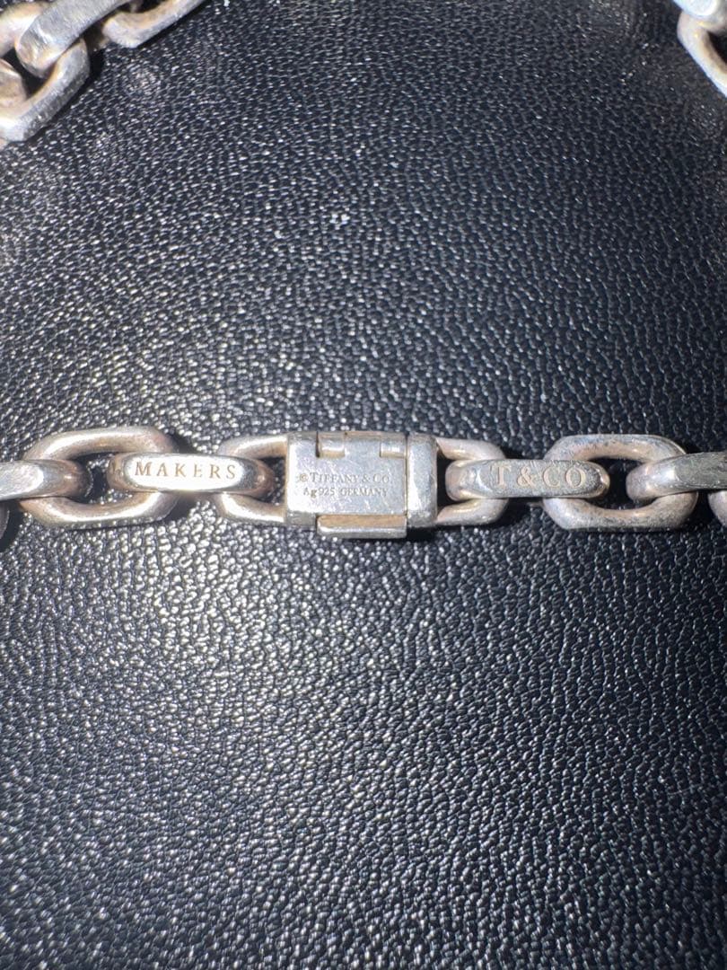 美品 正規品Tiffanyメイカーズ ナロー ブレスレット シルバー