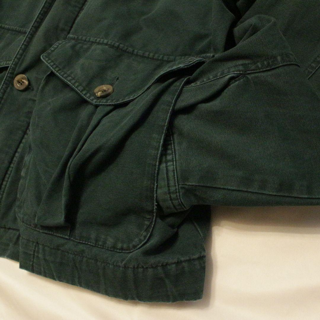 90s 白タグ Eddie Bauer ハンティングジャケット グリーン