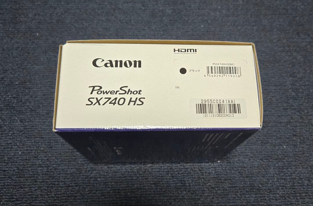 新品　Canon PowerShot SX740 HS ブラック