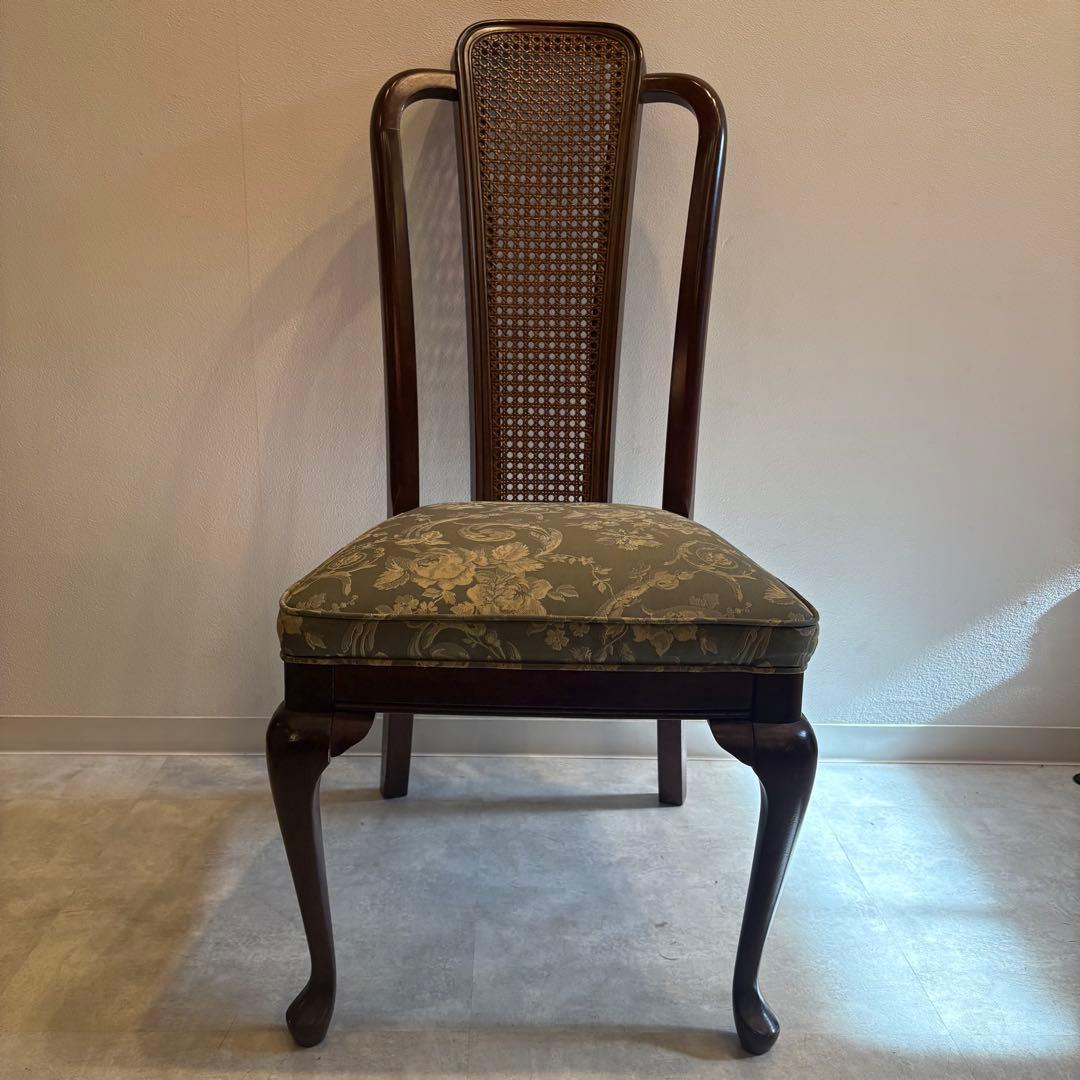 ハイバックチェア　MARUNI 猫足　2/2