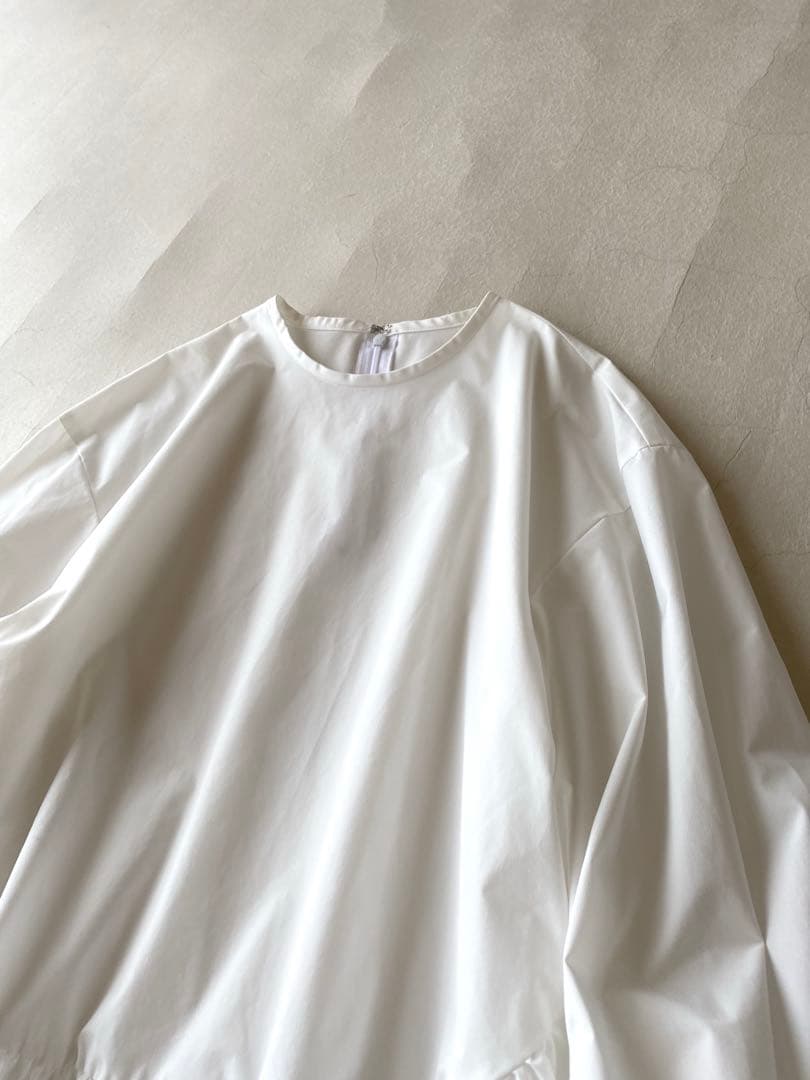 トゥモローランドBallseyストレッチタフタクルーネックプルオーバーブラウス