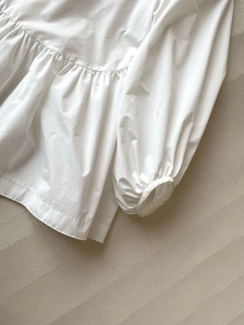 トゥモローランドBallseyストレッチタフタクルーネックプルオーバーブラウス