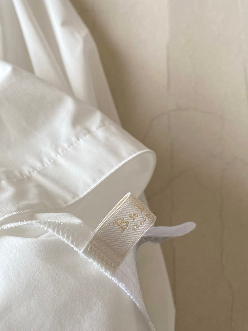 トゥモローランドBallseyストレッチタフタクルーネックプルオーバーブラウス