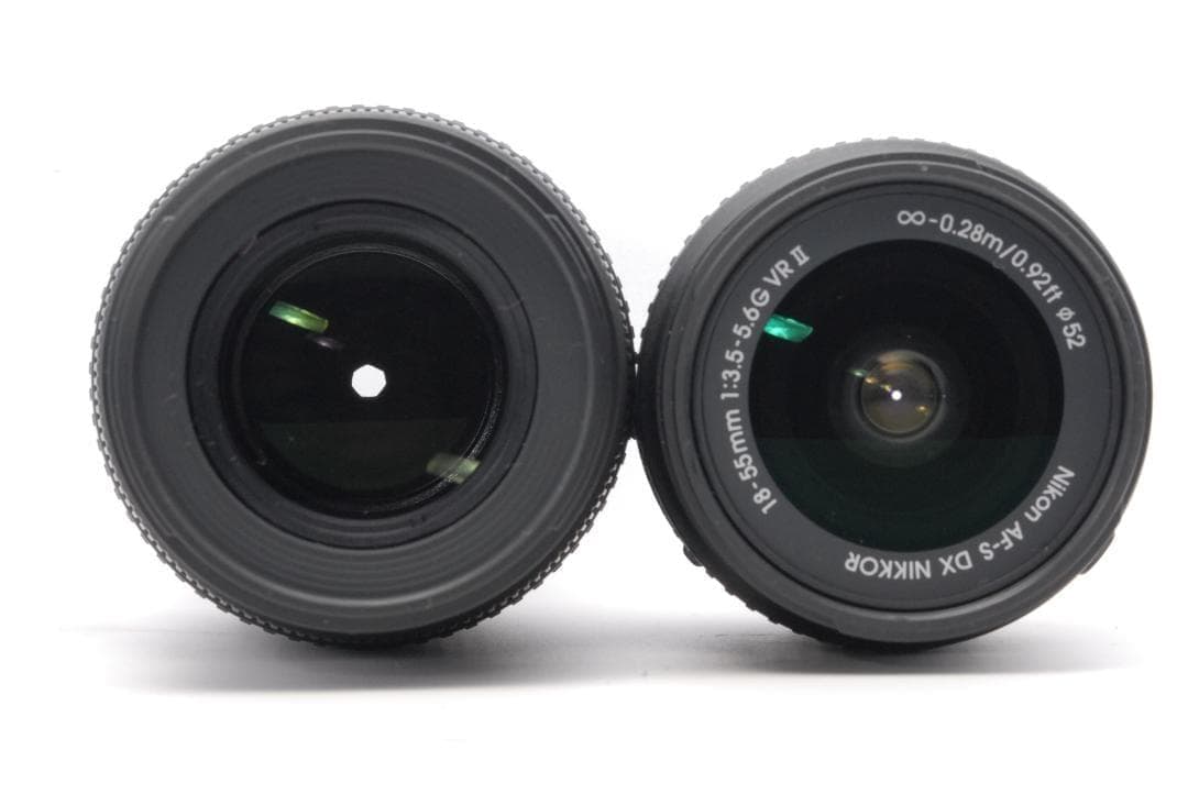 Nikon D3100 ダブルレンズキット＋望遠レンズカメラバッグ付 動作確認済