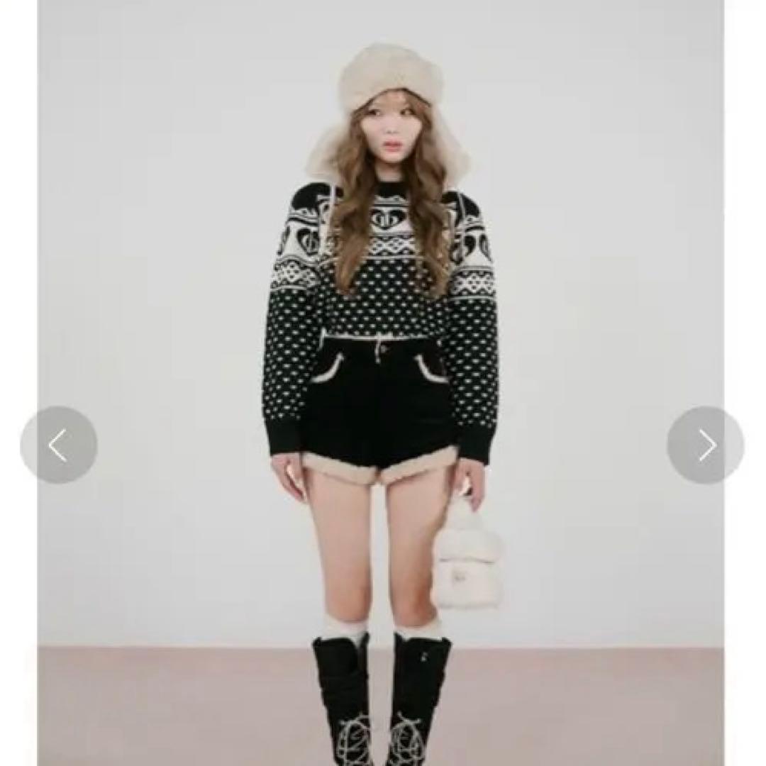 Darich DDアーガイルニットトップス