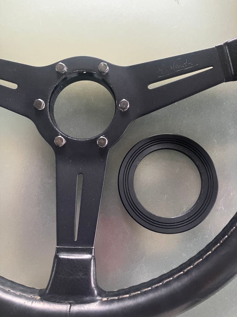 NARDI ナルディ クラシック ブラックレザー＆ブラックスポークビンテージ