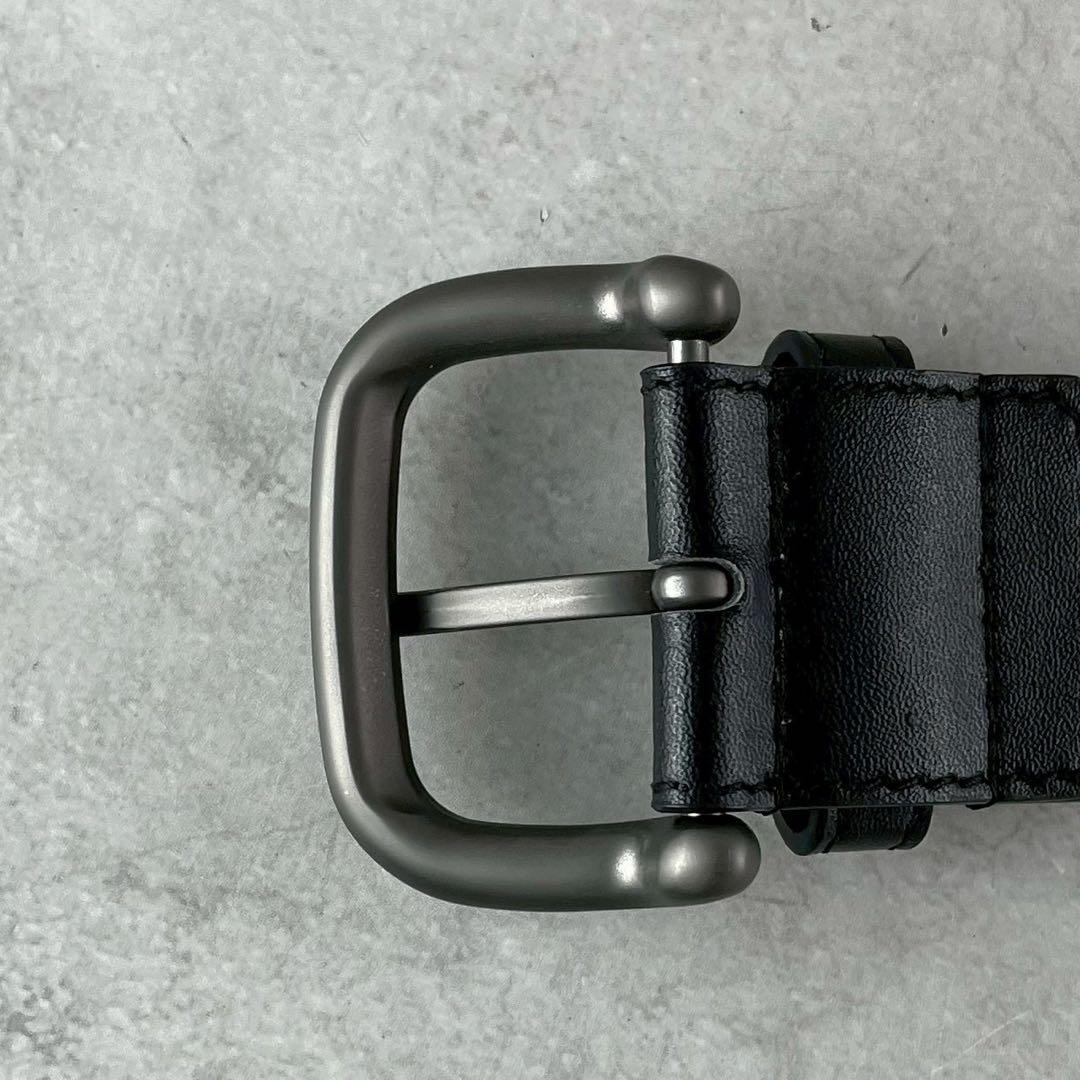 エスちゃん✨ボッテガヴェネタ ベルト 黒 レザー イントレチャート 高級感