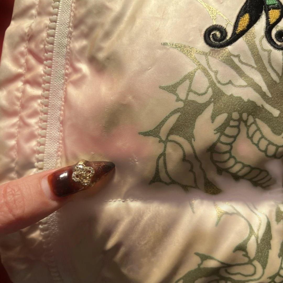 激レアEd Hardy ダウンジャケット　染み抜きクリーニング代値下げ済み