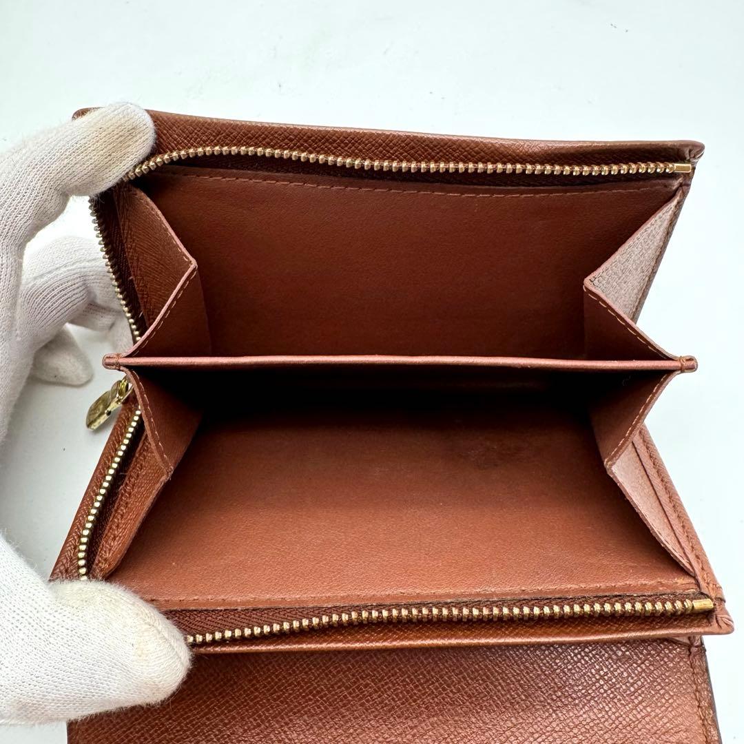 【美品】ルイヴィトン　モノグラム　ポルトモネ・ビエ・トレゾール　折り財布