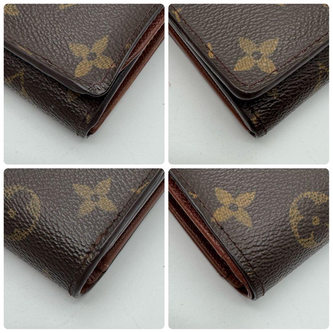 【美品】ルイヴィトン　モノグラム　ポルトモネ・ビエ・トレゾール　折り財布