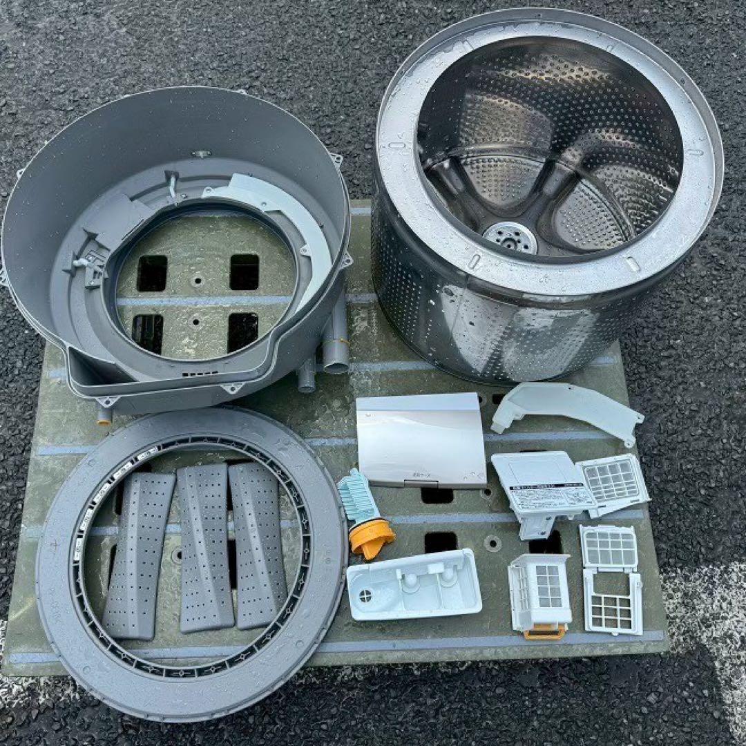 地域限定配送無料　日立　ドラム式洗濯乾燥機　BD-TS100EL 分解清掃済み