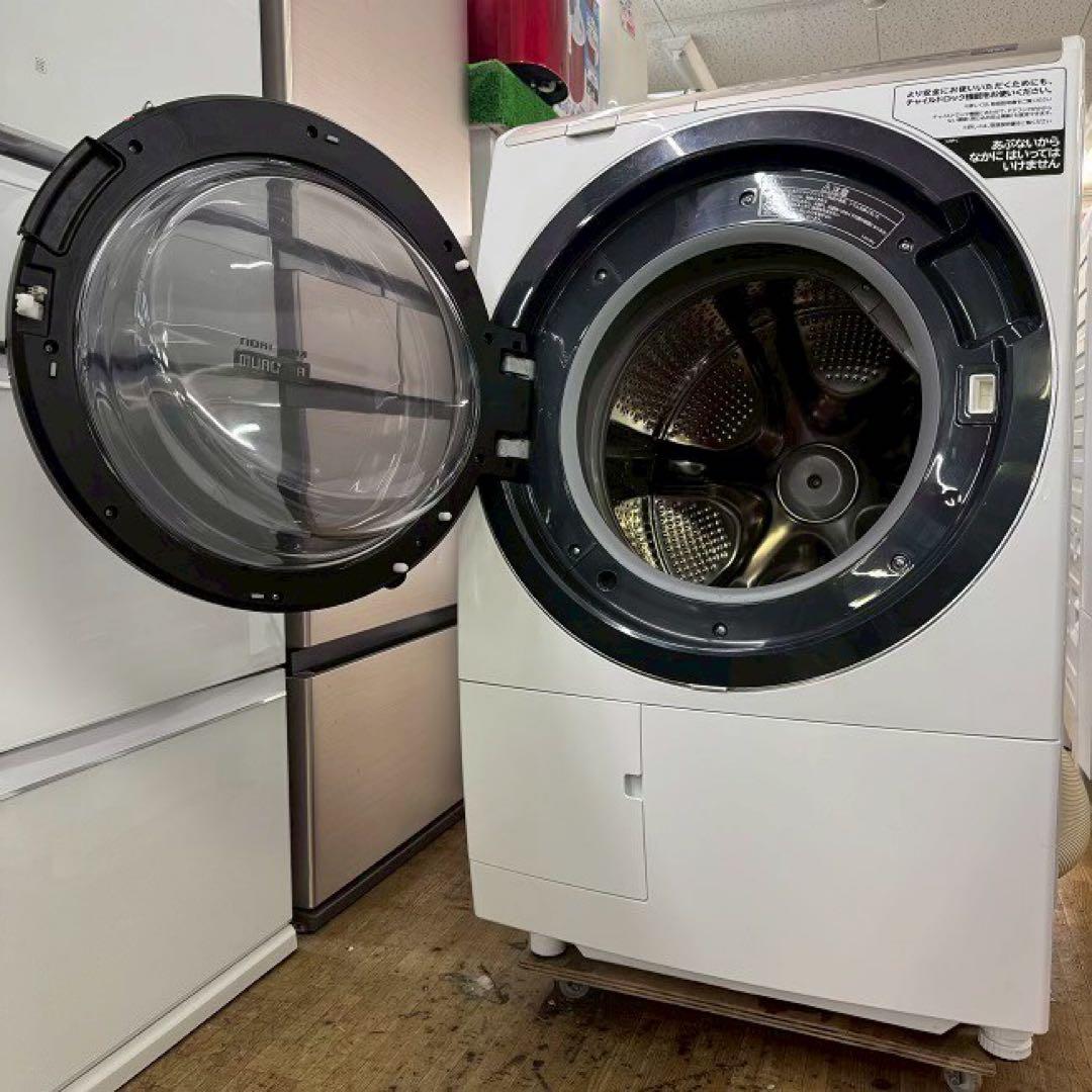 地域限定配送無料　日立　ドラム式洗濯乾燥機　BD-TS100EL 分解清掃済み