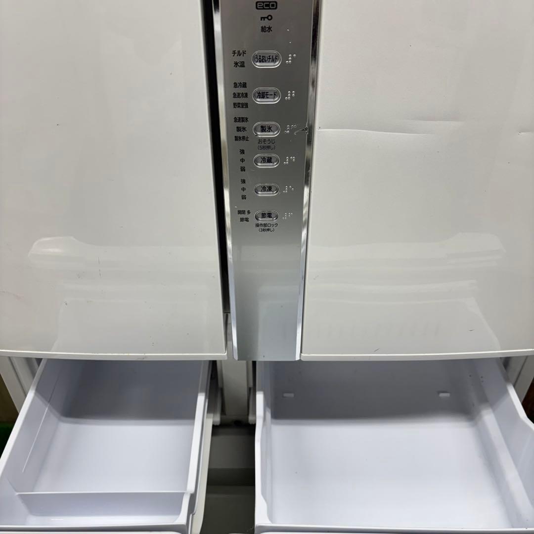 341 冷蔵庫　大型　観音開き　6ドア　自動製氷機付　美品　大人気　格安　保証込