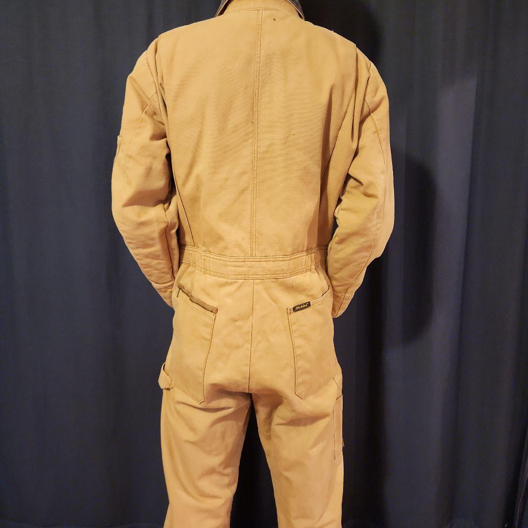 Dickies 防寒 中綿 キルティング カバーオール ダック生地つなぎ