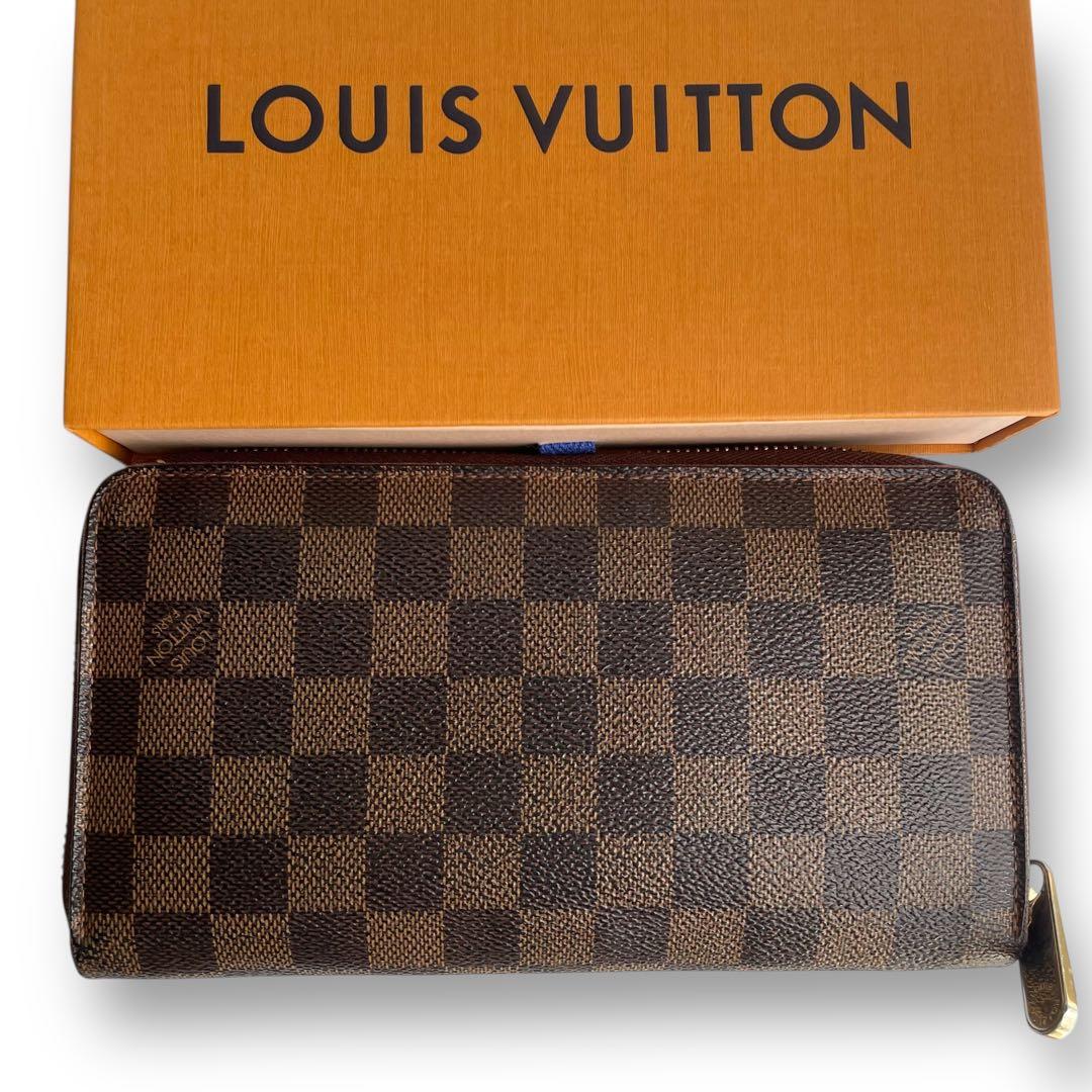 美品✨ルイヴィトン ダミエ ジッピー オーガナイザー 長財布 ラウンドファスナー