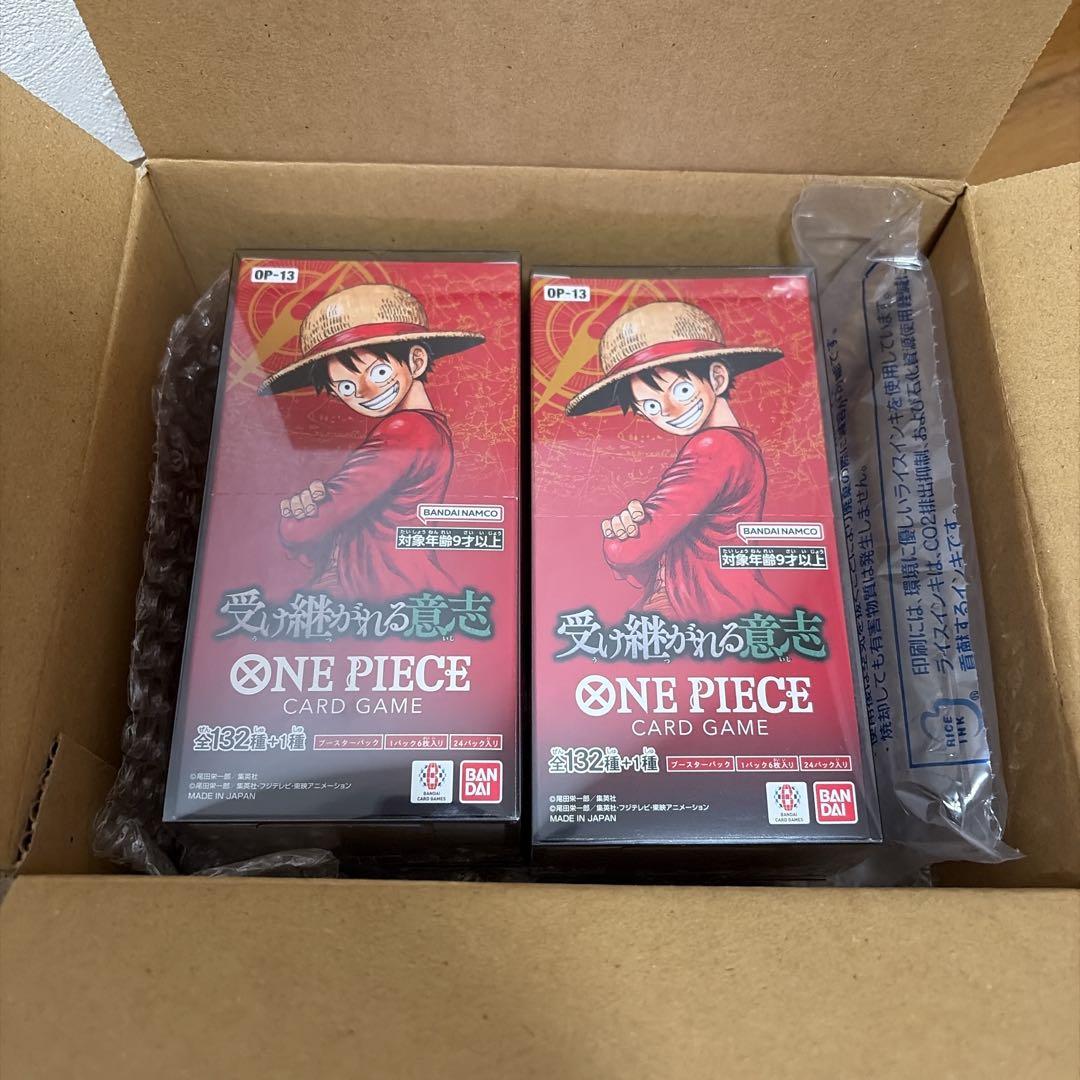 【新品未開封】ワンピースカード　受け継がれる意志　2BOX