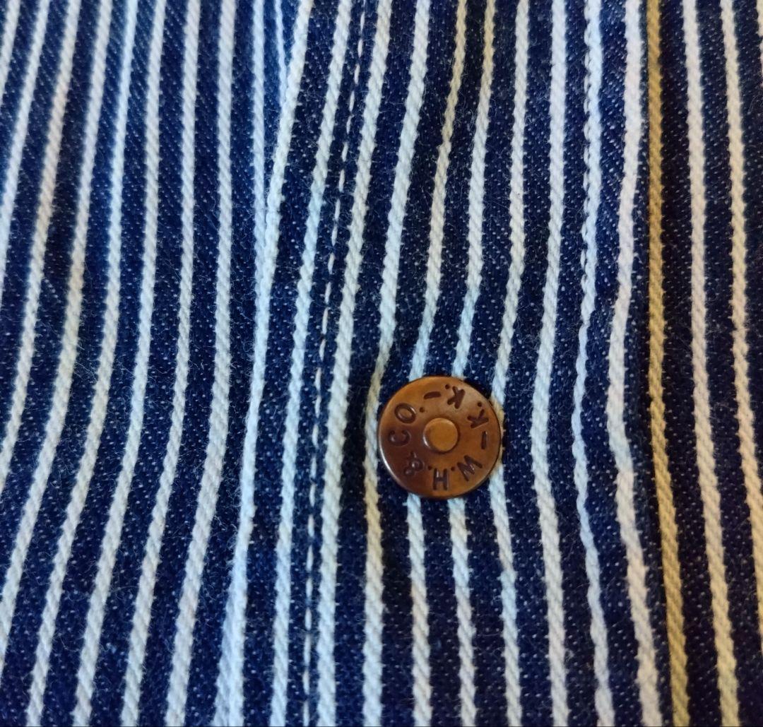 ウエアハウス 42 ヒッコリー ウエスタンシャツ ショートホーン 3038