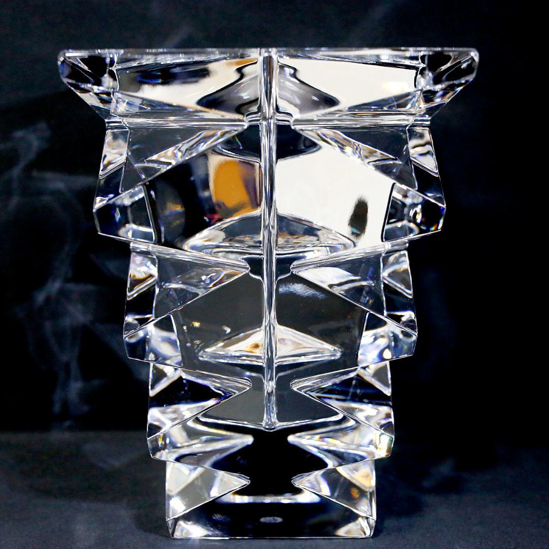 【極美品 送料込み】バカラ トテム クリスタル フラワーベース 花瓶