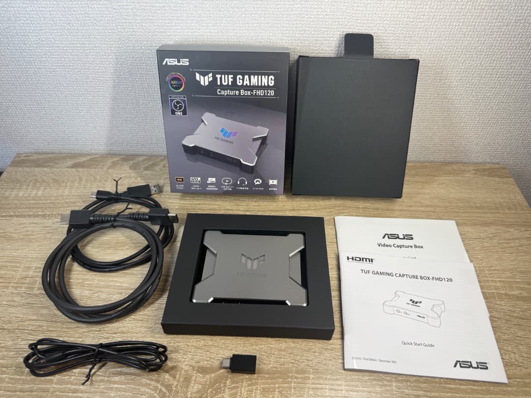 PC用ゲームコントローラー・コンバーター ASUS TUF GAMING Capture Box PCG-120