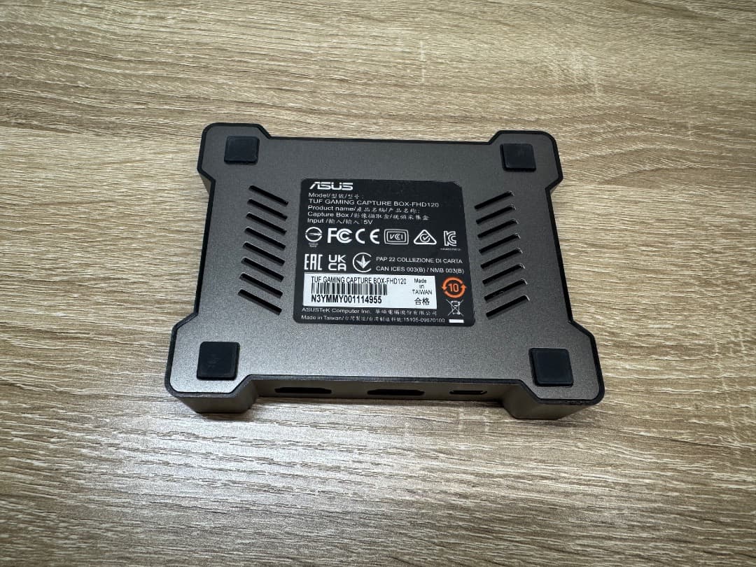 PC用ゲームコントローラー・コンバーター ASUS TUF GAMING Capture Box PCG-120