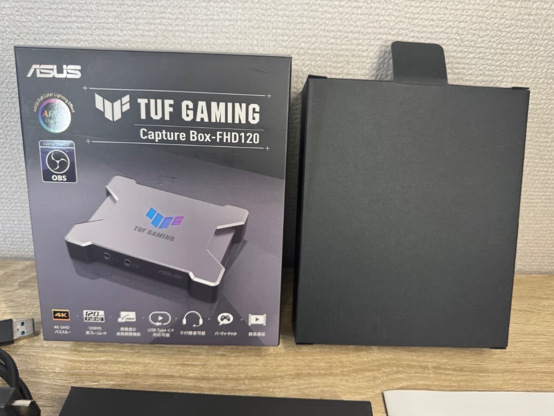 PC用ゲームコントローラー・コンバーター ASUS TUF GAMING Capture Box PCG-120
