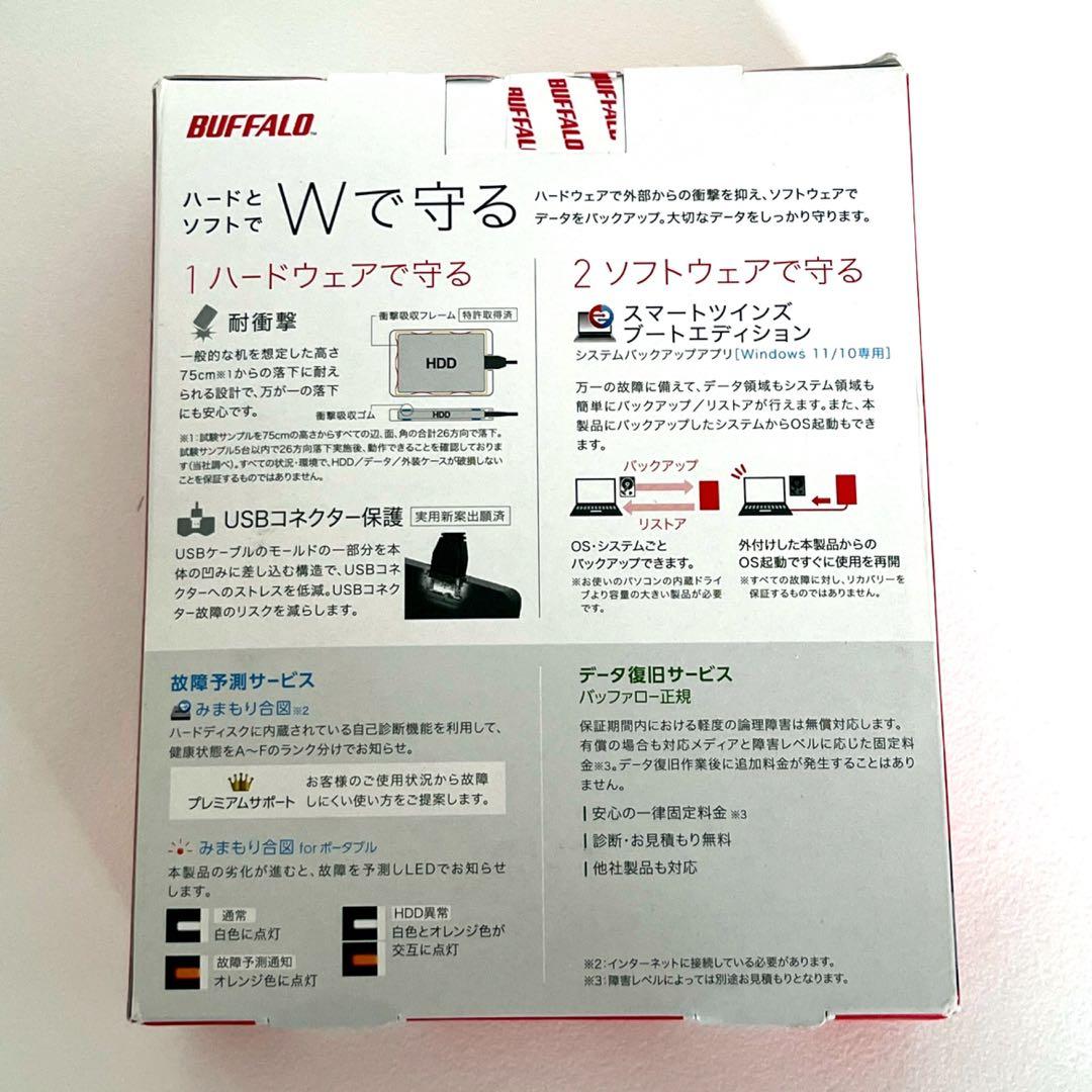 外付けハードディスク・ドライブ BUFFALO HDD 4TB HD-PGF4.0U3-GBKA