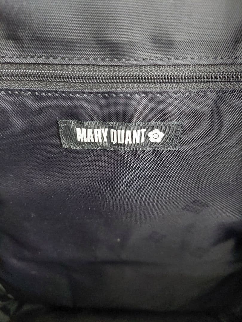 ✨美品✨マリークワントMARY QUANT キルティング リュック　ブラック