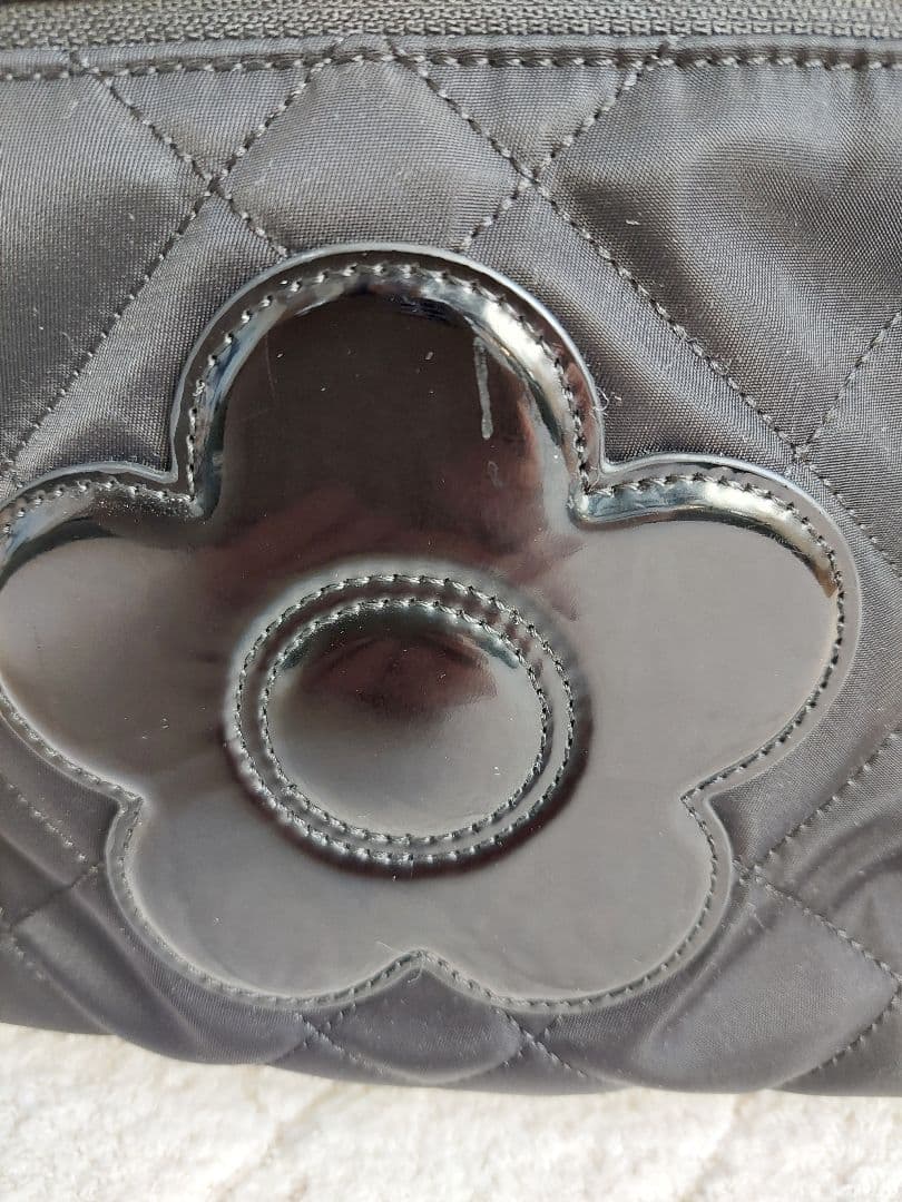 ✨美品✨マリークワントMARY QUANT キルティング リュック　ブラック